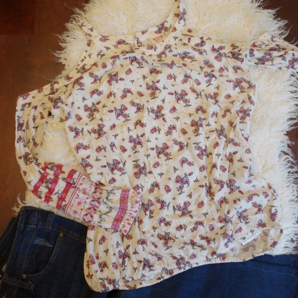 Boho Cold Shoulder Top